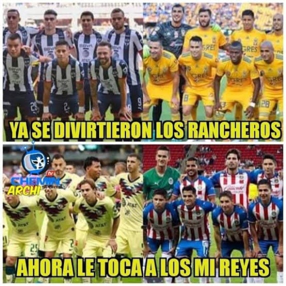 Rayados 2-0 Tigres, memes
