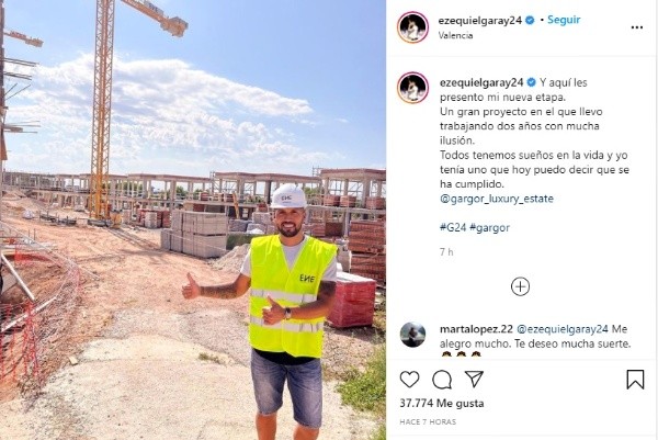 Ezequiel Garay, nuevo promotor de viviendas de lujo