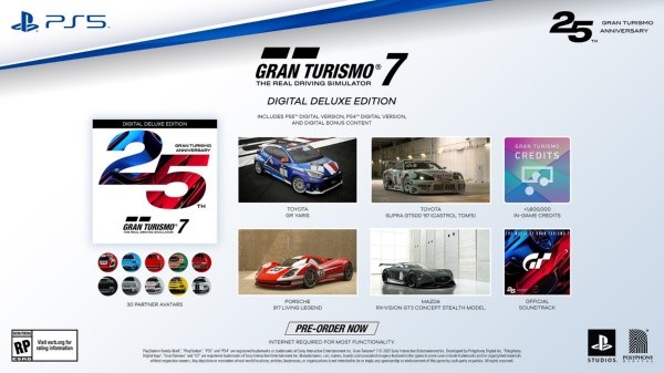 Gran Turismo 7' dará bônus aos jogadores que comprarem na pré-venda