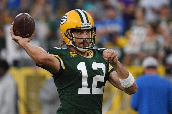 Aaron Rodgers, el QB de Green Bay Packers (Getty Images).
