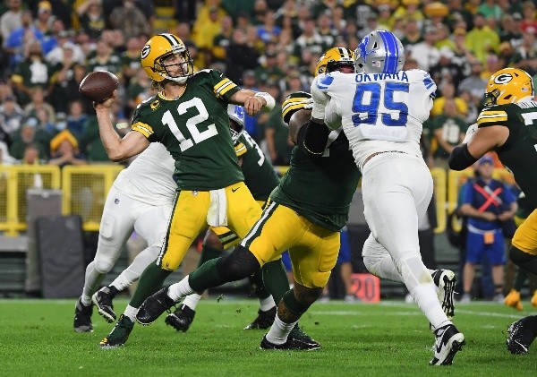 Green Bay Packers superó a Detroit Lions en Monday Night Football (Getty Images).