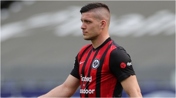 Luka Jovic, en la temporada pasada en Eintracht Frankfurt