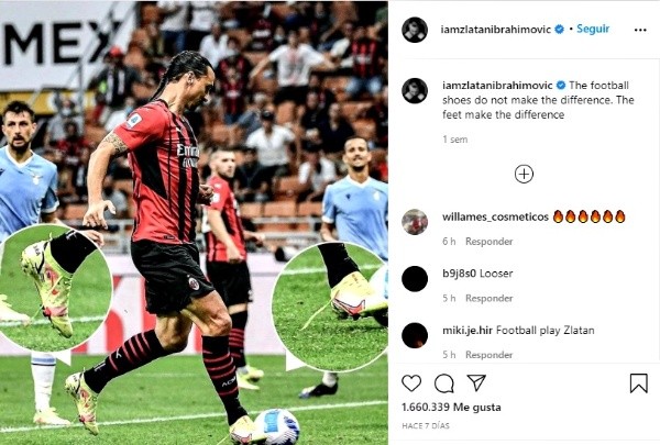 Zlatan Ibrahimovic, tras su regreso ante Lazio