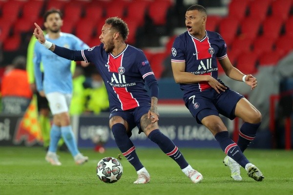 Neymar y Kylian Mbappé