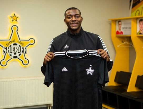 Danilo Arboleda en su persentación en Sheriff. (FC Sheriff)