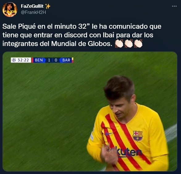 Críticas a Piqué en Twitter