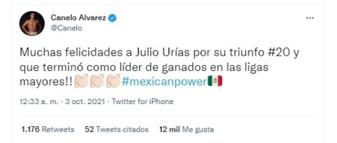 Twitter “Canelo” Álvarez