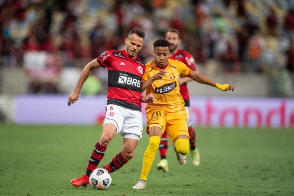Flamengo garantiu a vaga após vencer o Barcelona-EQU duas vezes por 2 x 0 | Crédito: Thiago Ribeiro/AGIF