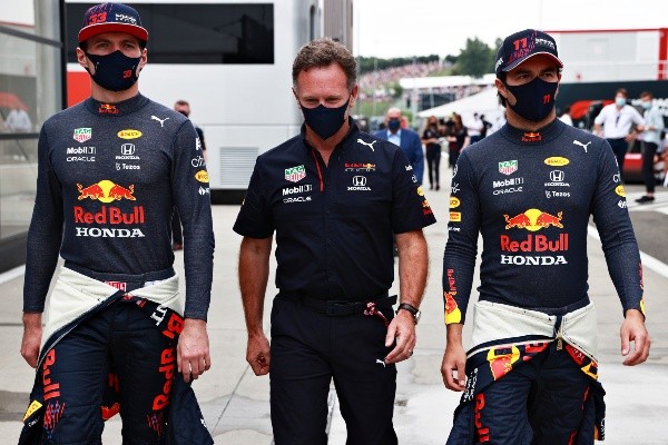 Verstappen, Horner y Pérez van por el título de constructores (Getty Images)