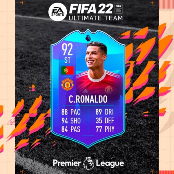 Cristiano Ronaldo, elegido como el mejor jugador del mes de septiembre en la Premier League. (EA Sports).