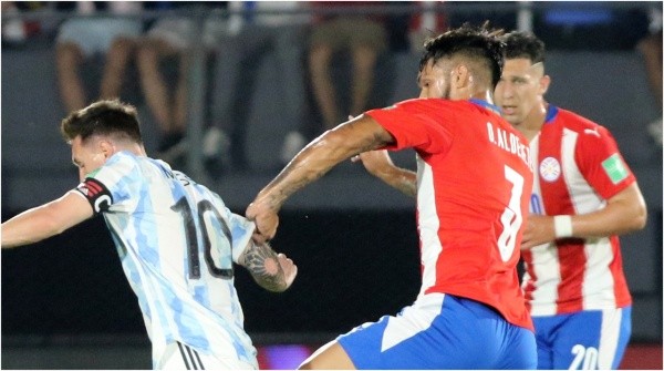 Omar Alderete, Paraguay vs Argentina