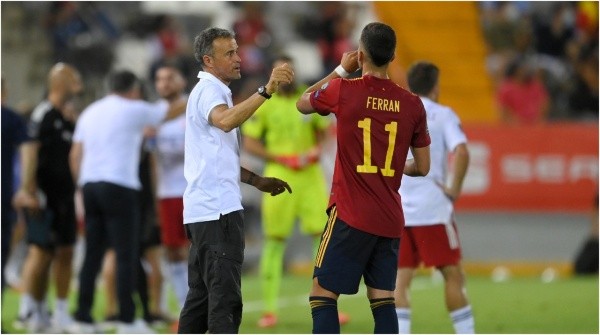 Luis Enrique pierde a Ferran Torres para la definición de las Eliminatorias UEFA (Getty)