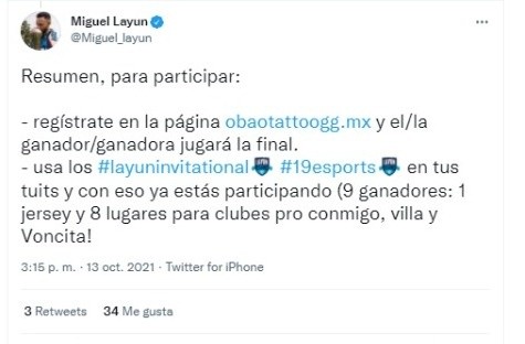 Twitter de Miguel Layún