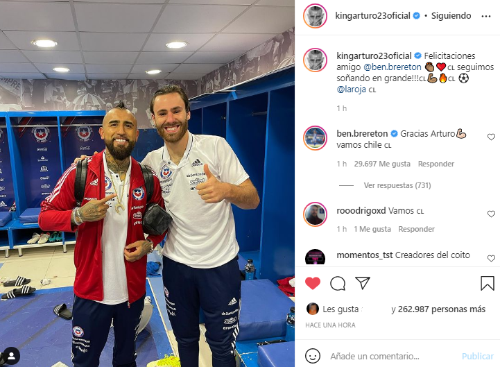 Arturo Vidal Instagram