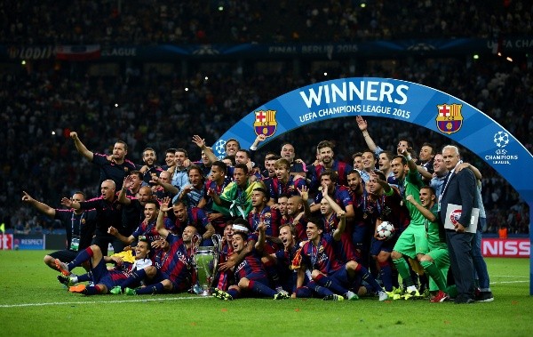Barcelona obtuvo su última Champions League en 2015 (Getty Images).