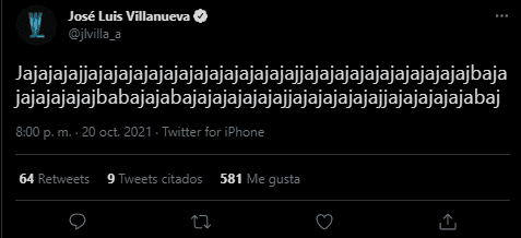 José Luis Villanueva Twitter