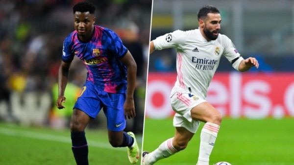 Ansu Fati vs Dani Carvajal