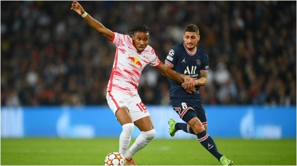 Marco Verratti, PSG vs RB Leipzig por Champions League