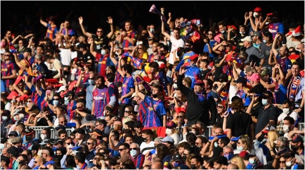 Los aficionados de Barcelona y los insultos contra Real Madrid (Getty)