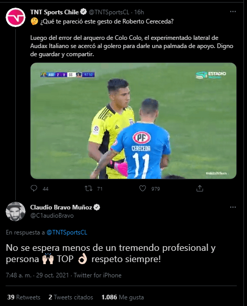 Claudio Bravo TNT Sports