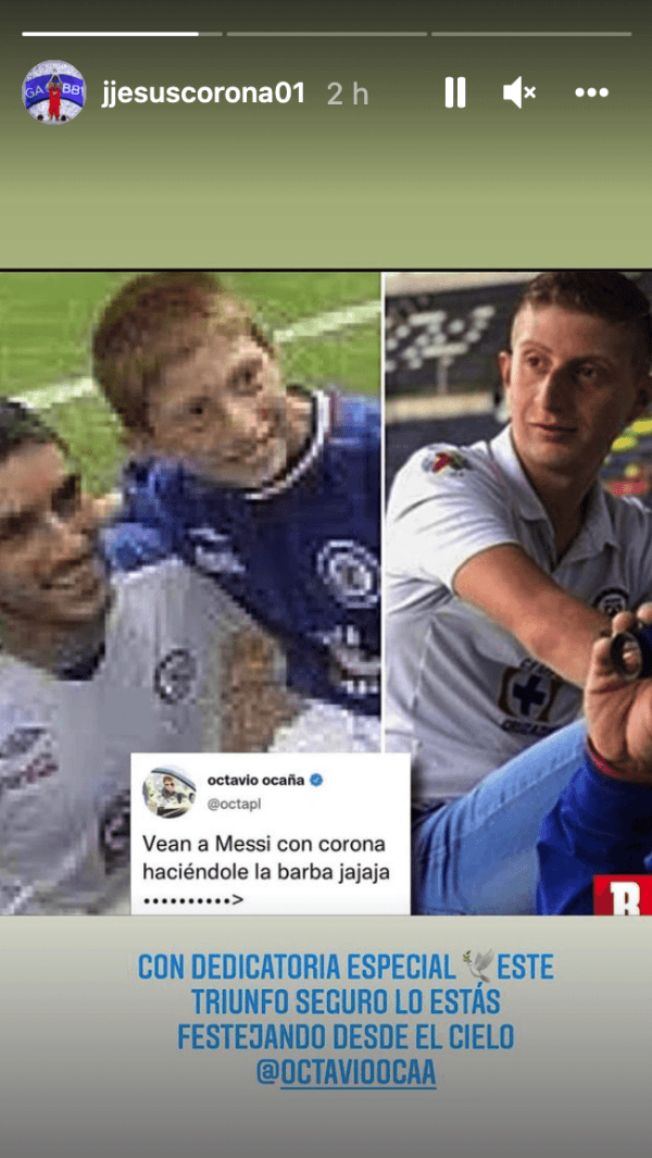 Captura de Instagram @jjesuscorona1