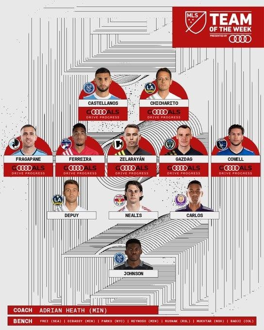 11 ideal de la semana 33 (@MLS)