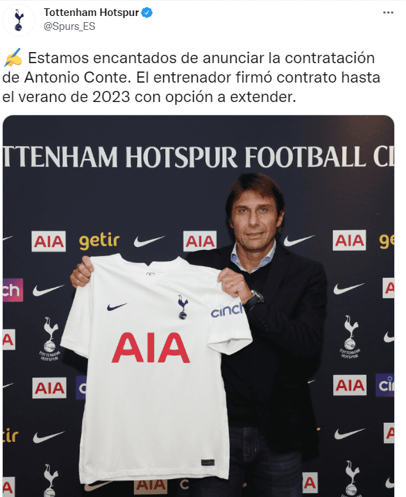 Antonio Conte Tottenham
