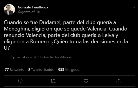 Gonzalo Fouillioux Twitter