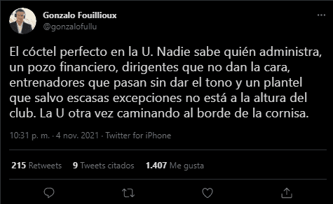 Twitter Gonzalo Fouillioux
