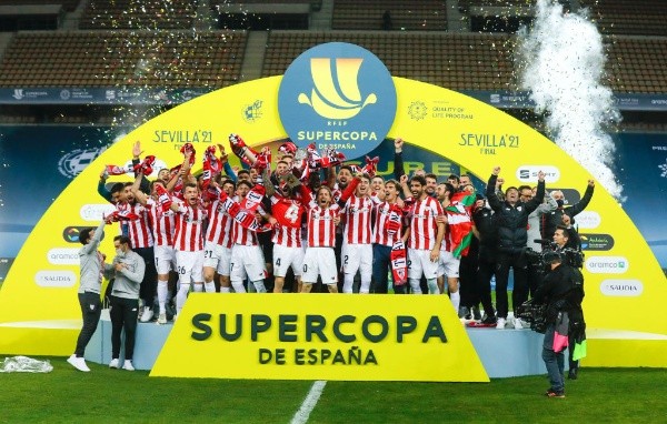 Athletic, el verdugo de Barcelona en la Supercopa. (Getty)