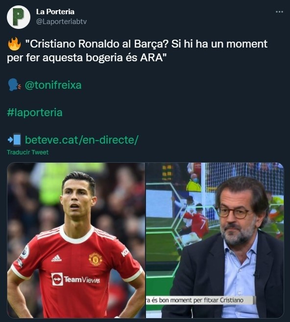 Toni Freixa desliza la chance de que CR7 juegue en el Barça