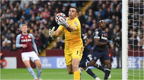 Emiliano Martínez, arquero argentino de Aston Villa