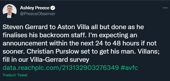 Confirman el arribo de Gerrard a Aston Villa