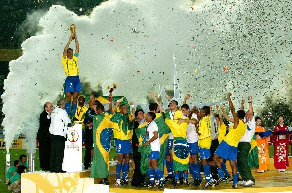 Corea-Japón 2002, la última vez de Brasil. (Getty)