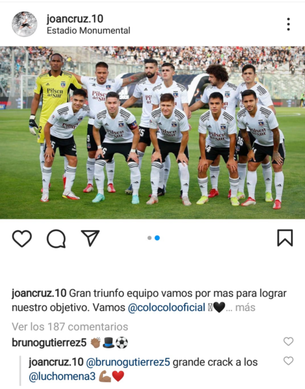 Colo Colo Joan Cruz 