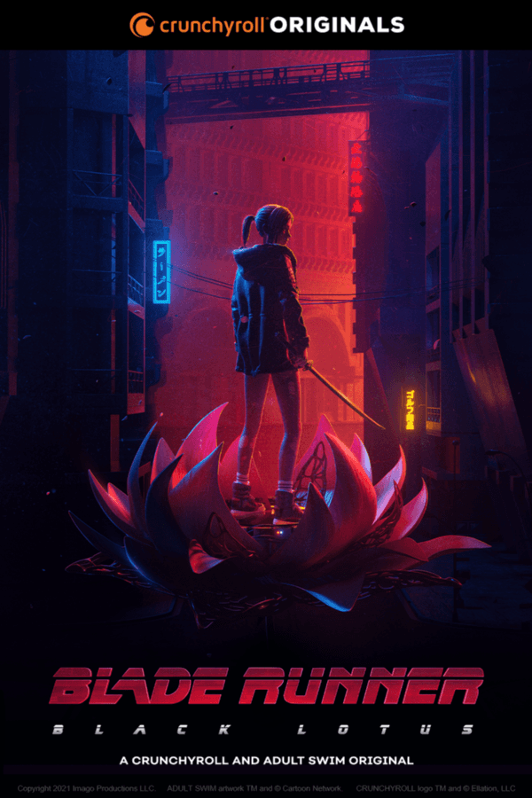 El póster de Blade Runner: Black Lotus (Foto: Crunchyroll)