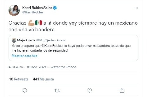 Kenti Robles Twitter