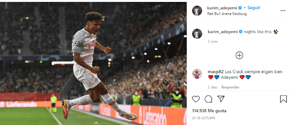 Karim Adeyemi, la joya de RB Salzburg