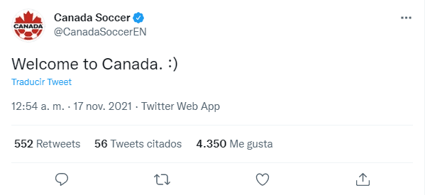 Selección Canadá
