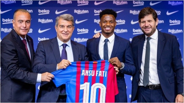 Ansu Fati y su renovación con Barcelona