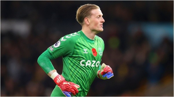 Jordan Pickford, arquero de Everton