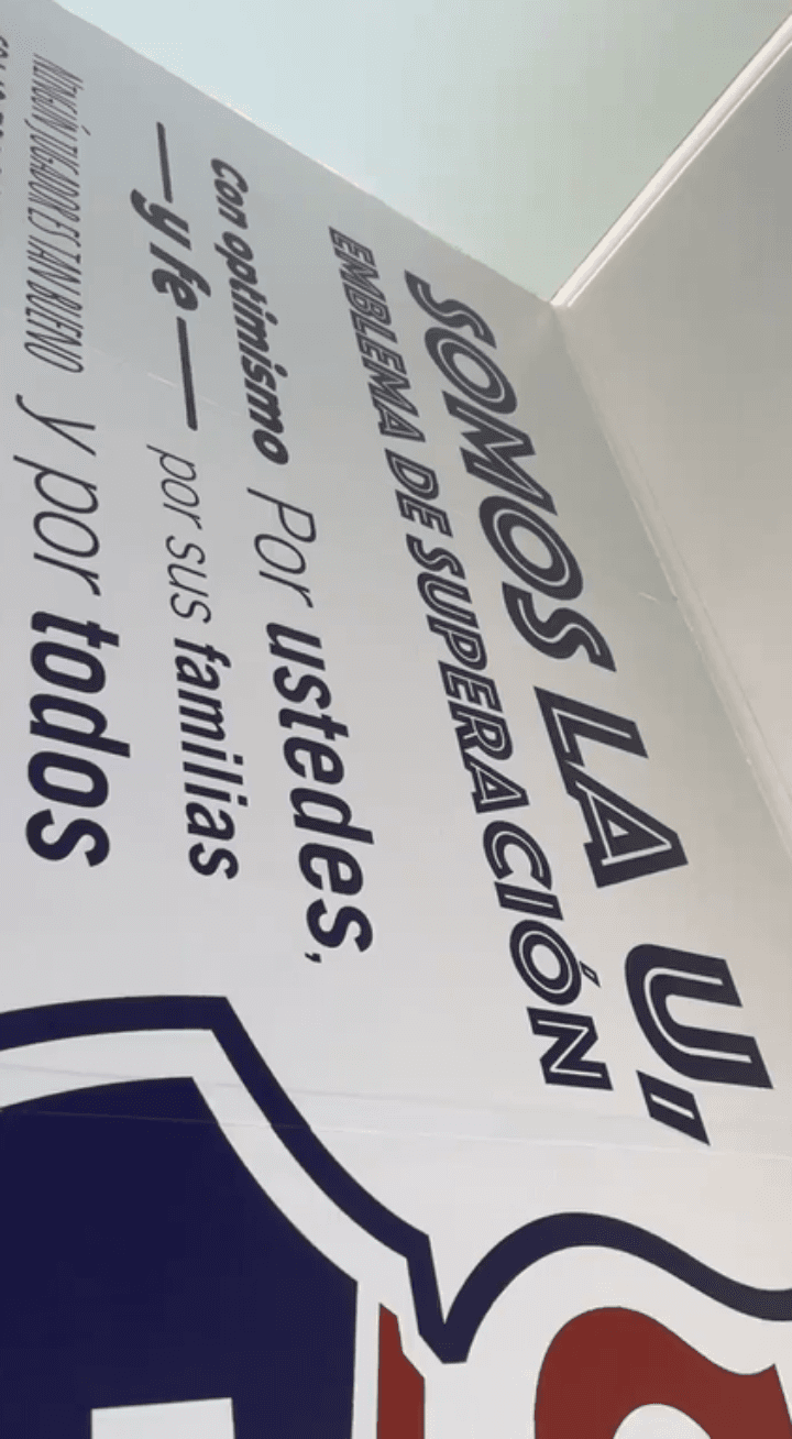 Mensaje motivacional Universidad de Chile