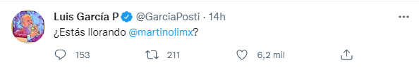 Captura de Twitter @garciaposti