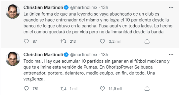 Captura de Twitter @martinolimx