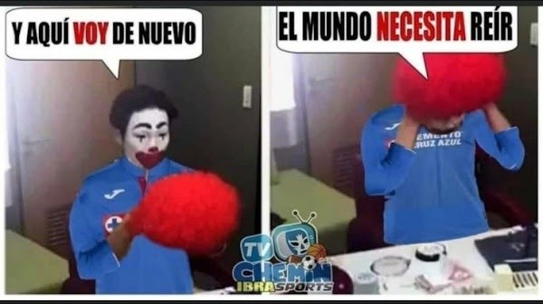 Meme por la derrota de Cruz Azul vs. Monterrey
