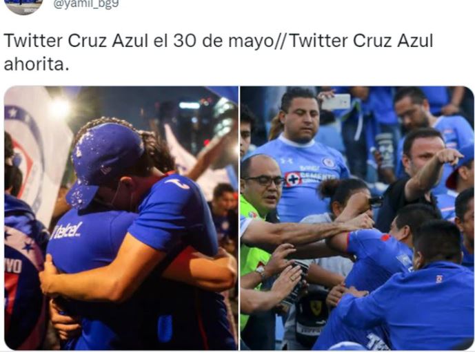 Meme por la derrota de Cruz Azul vs. Monterrey
