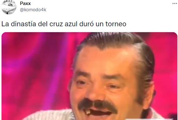 Meme por la derrota de Cruz Azul vs. Monterrey