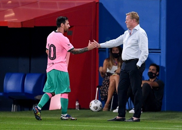 Lionel Messi, Ronald Koeman