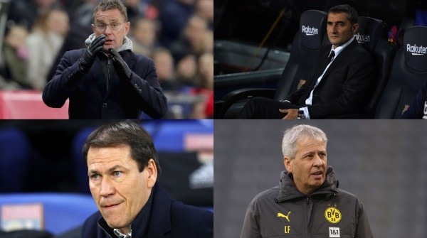 Rangnick, Valverde, García y Favre, los técnicos con los que hablaron en Manchester (Getty Images)