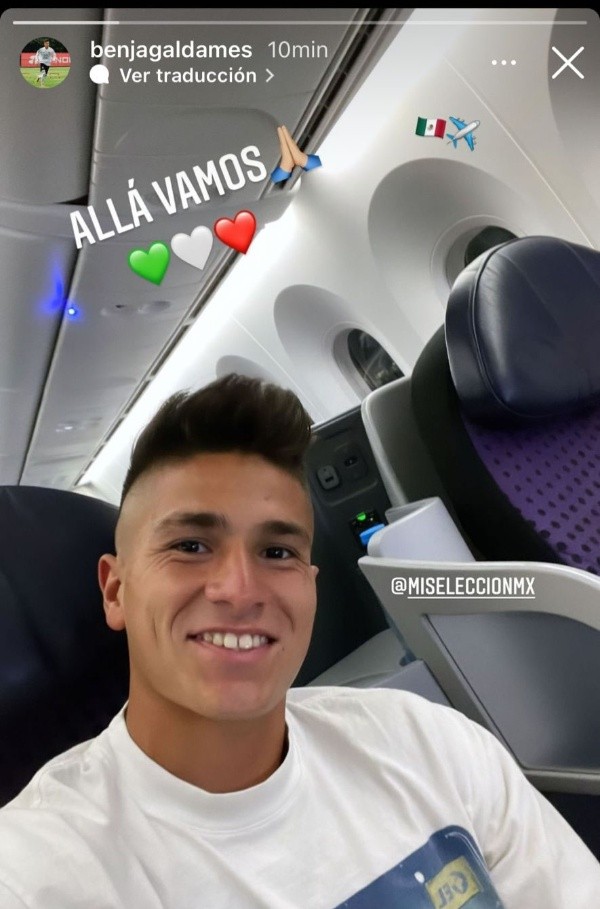 Instagram Benjamín Galdames